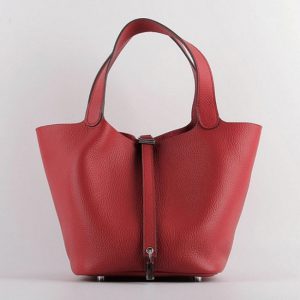 Réplique Hermès Picotin Lock Sac à Main Rouge