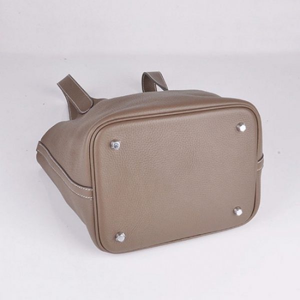 Top Réplique Hermès Picotin Lock Sac à Main étoupe – Image 3