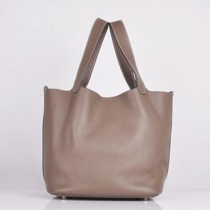 Top Réplique Hermès Picotin Lock Sac à Main étoupe