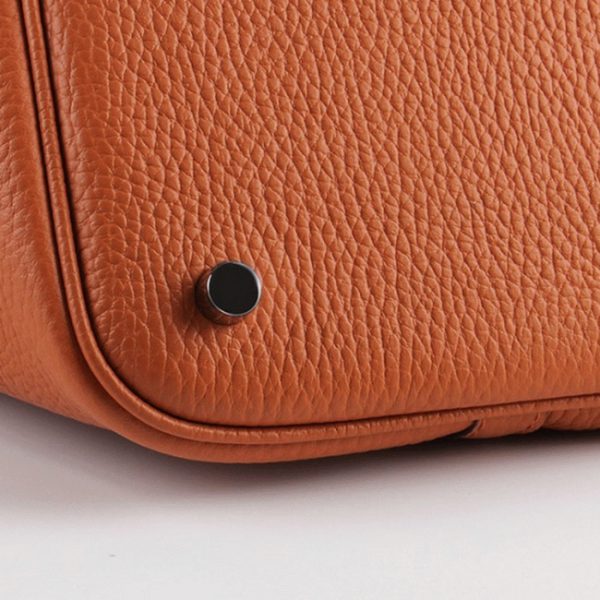 Contrefaçon Hermès Picotin Lock Sac à Main Orange – Image 3