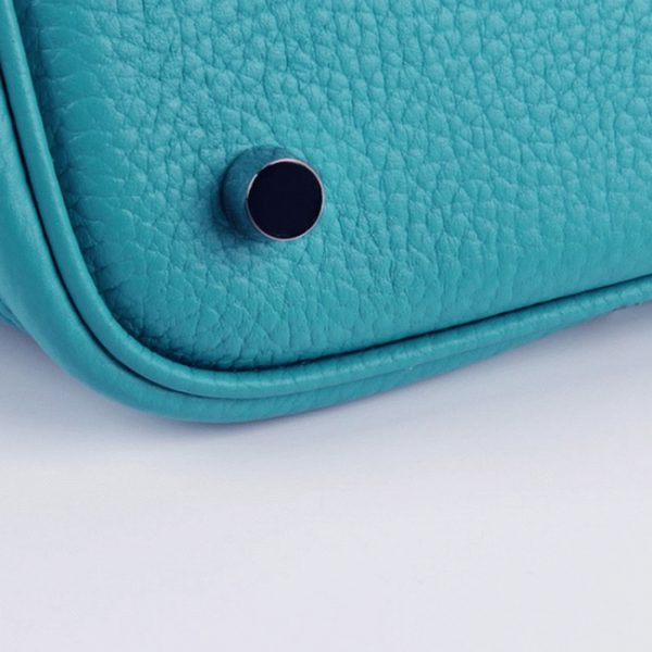 Réplique Hermès Picotin Lock Sac à Main Turquoise – Image 4