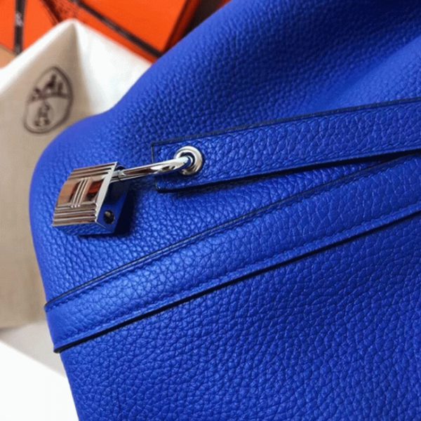 Contrefaçon Sac à Main Hermès Picotin Lock 22cm Bleu électrique – Image 2