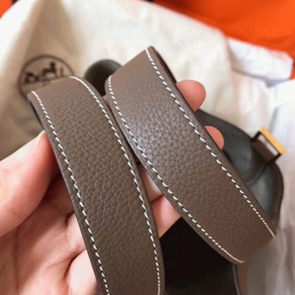 Meilleure Réplique Sac à Main Hermès Picotin Lock 18cm Taupe – Image 7
