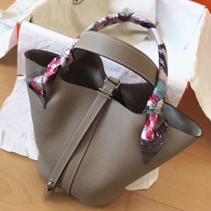 Fausse Créateur Hermès Picotin Lock 18cm Tourterelle