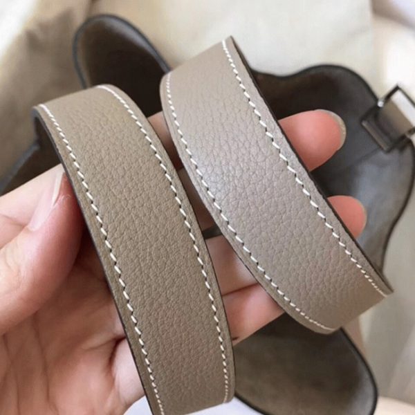 Faux Designer Sac à Main Hermès Picotin Lock 22cm Tourterelle – Image 5