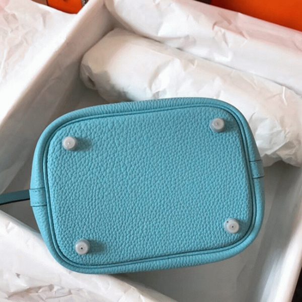 Copie de Luxe Sac à Main Hermès Picotin Lock 22cm Lagon – Image 7