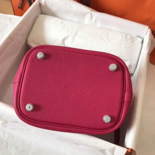 Contrefaçon Sac à Main Hermès Picotin Lock 22cm Pêche – Image 3