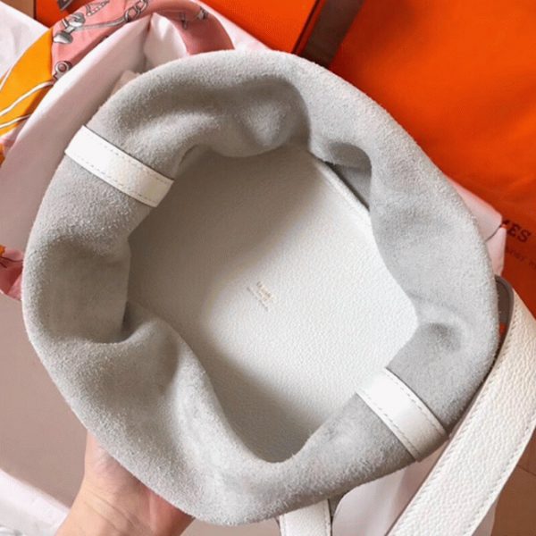Réplique de Luxe Hermès Picotin Lock 18cm Blanche – Image 5