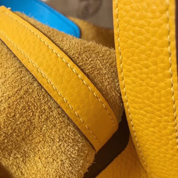 Copie de Luxe Hermès Picotin Lock 18cm Jaune Bicolore – Image 6