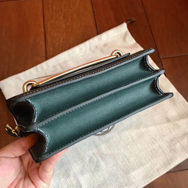 Meilleure Contrefa?on Sac à Main Mini Sac Roulis Hermès Vert – Image 7