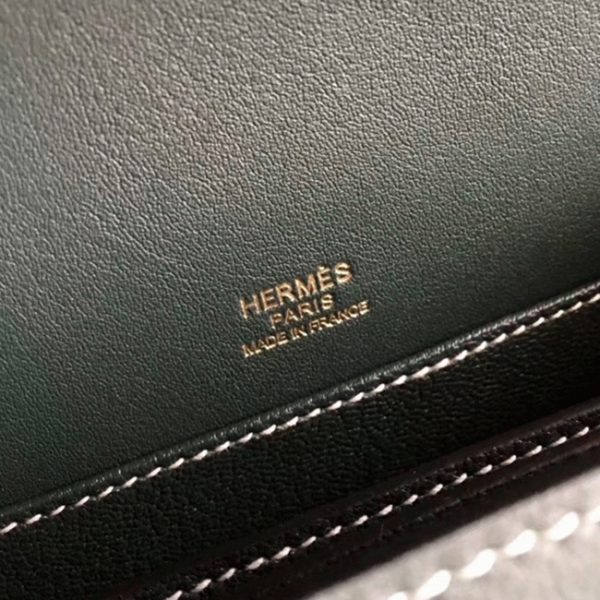 Meilleure Contrefa?on Sac à Main Mini Sac Roulis Hermès Vert – Image 5