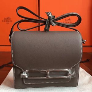 Contrefaçon Sac à Main Mini Sac Roulis Hermès étoupe