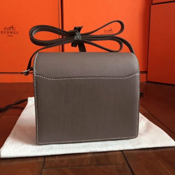 Contrefaçon Sac à Main Mini Sac Roulis Hermès étoupe – Image 4