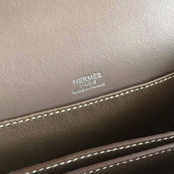 Contrefaçon Sac à Main Mini Sac Roulis Hermès étoupe – Image 3