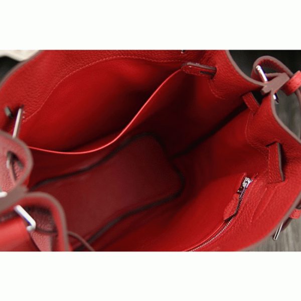 Fausse Sac à main Hermès So Kelly 22cm Rouge Cuir – Image 5
