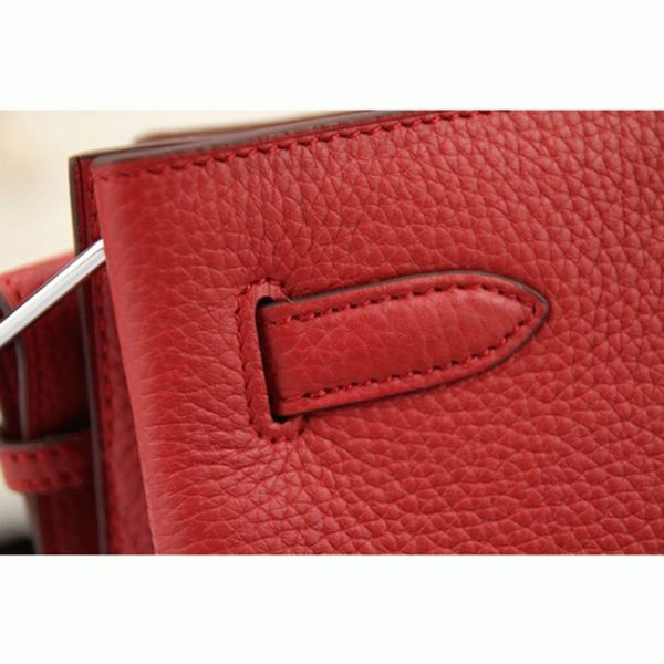 Fausse Sac à main Hermès So Kelly 22cm Rouge Cuir – Image 3