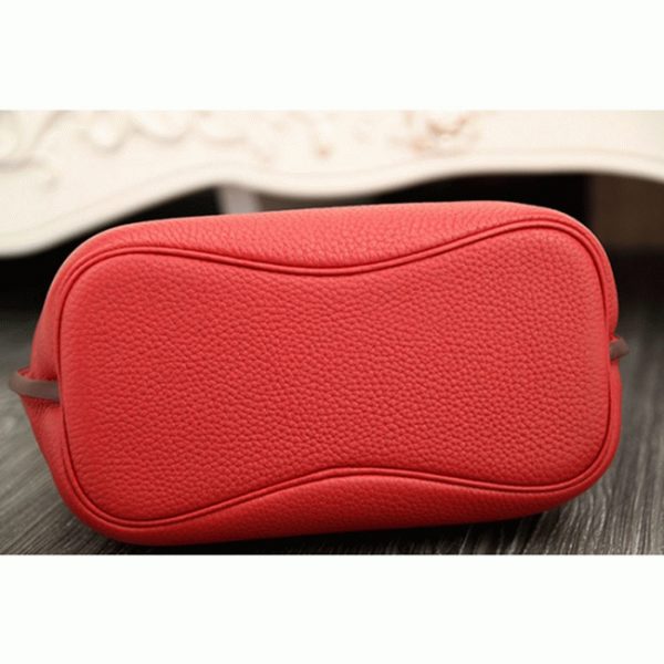 Fausse Sac à main Hermès So Kelly 22cm Rouge Cuir – Image 2