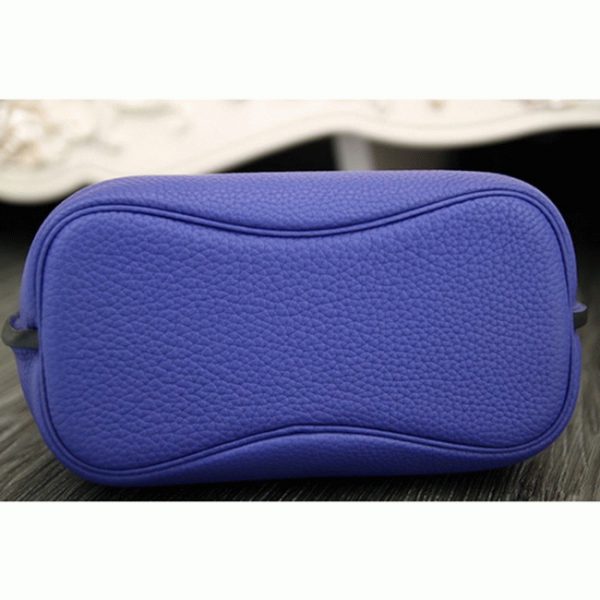 Contrefaçon Sac à main Hermès So Kelly 22cm Bleu Cuir – Image 2