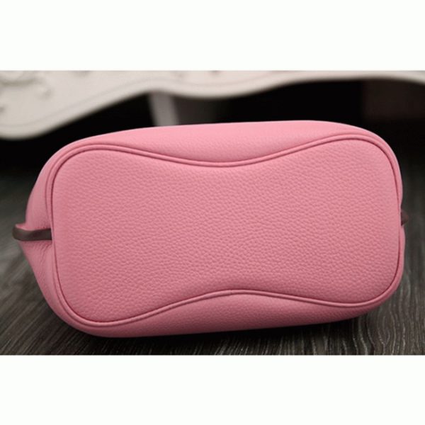 Réplique Sac à main Hermès So Kelly 22cm Rose Cuir – Image 7