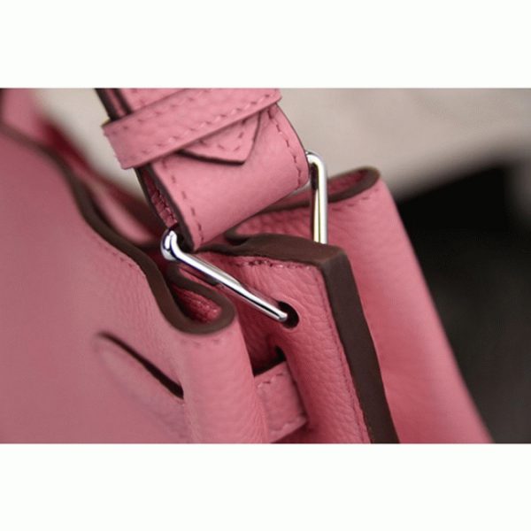 Réplique Sac à main Hermès So Kelly 22cm Rose Cuir – Image 3