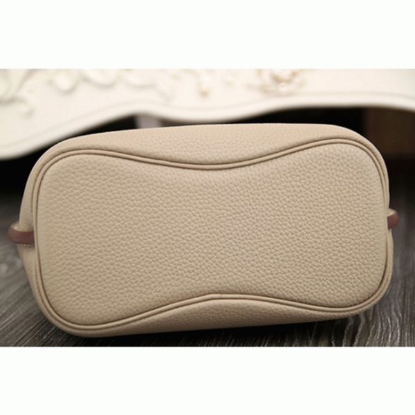 Réplique Sac à main Hermès So Kelly 22cm Gris Cuir – Image 8