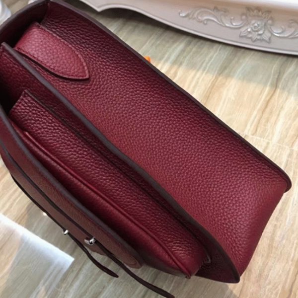 Faux Designer Sac Hermès Steve Messenger Rubis – Image 8