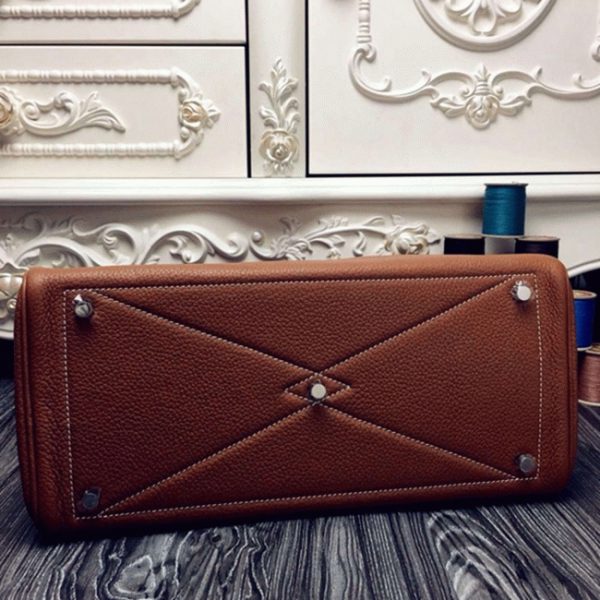 Fausse AAA Sac Hermès Victoria II 35cm Marron – Image 8