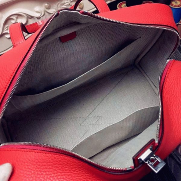 Réplique de Luxe Sac Hermès Victoria II 35cm Rouge – Image 8