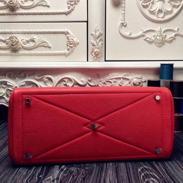 Réplique de Luxe Sac Hermès Victoria II 35cm Rouge – Image 7