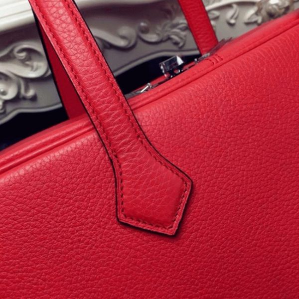 Réplique de Luxe Sac Hermès Victoria II 35cm Rouge – Image 4