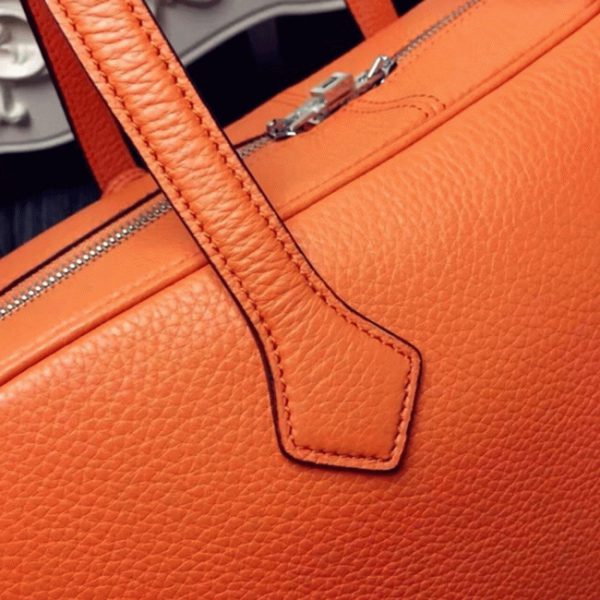 Fausse Sac Hermès Victoria II 35cm Orange – Image 8