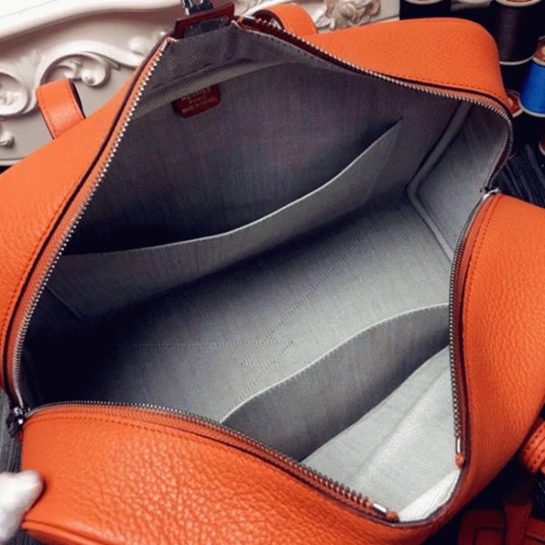 Fausse Sac Hermès Victoria II 35cm Orange – Image 7