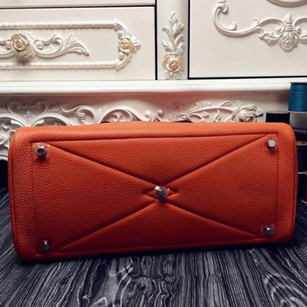 Fausse Sac Hermès Victoria II 35cm Orange – Image 3