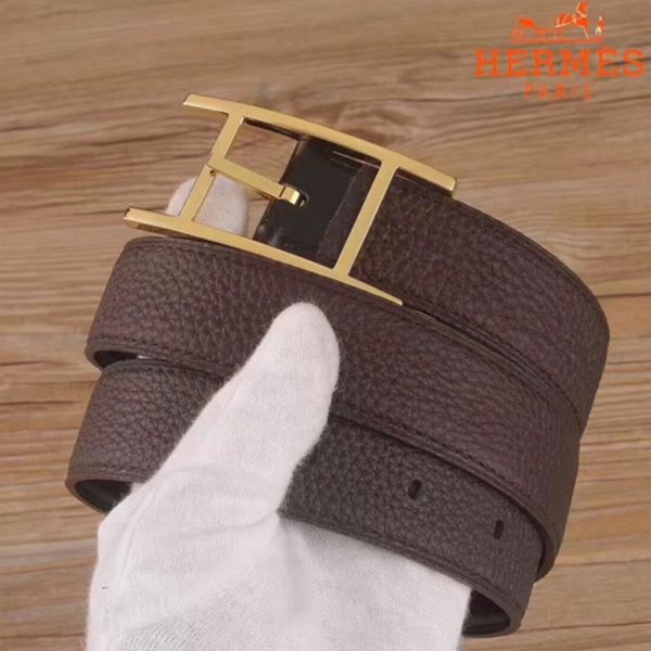 Réplique Ceinture Réversible Quentin Hermès Chocolat – Image 4