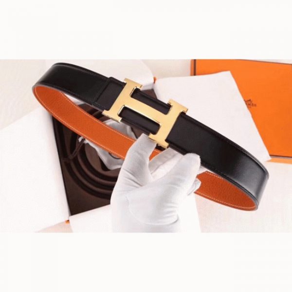 Meilleure Réplique Boucle de Ceinture H Hermès & Orange – Image 3