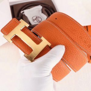 Meilleure Réplique Boucle de Ceinture H Hermès & Orange