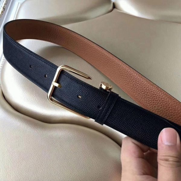 Meilleure Fausse Ceinture Lennox Hermès Noir – Image 3