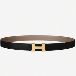 Contrefaçon Mini Ceinture Constance Hermès Boucle & Epsom Taupe