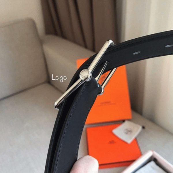 Réplique Ceinture Réversible Saddle Hermès Marron – Image 7