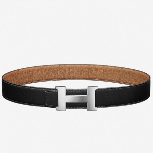 Contrefaçon 1:1 Ceinture Constance Hermès Boucle & Marron – Image 2