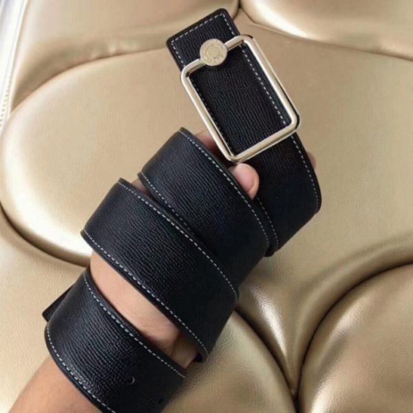 Meilleure Réplique Ceinture Hermès Boucle Oscar Noir – Image 2