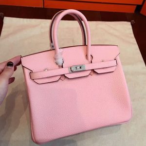 Réplique de luxe de créateur Hermes Birkin 25cm sac rose