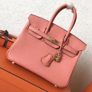 Imitation AAA Hermes Birkin 25cm sac fait main crevette