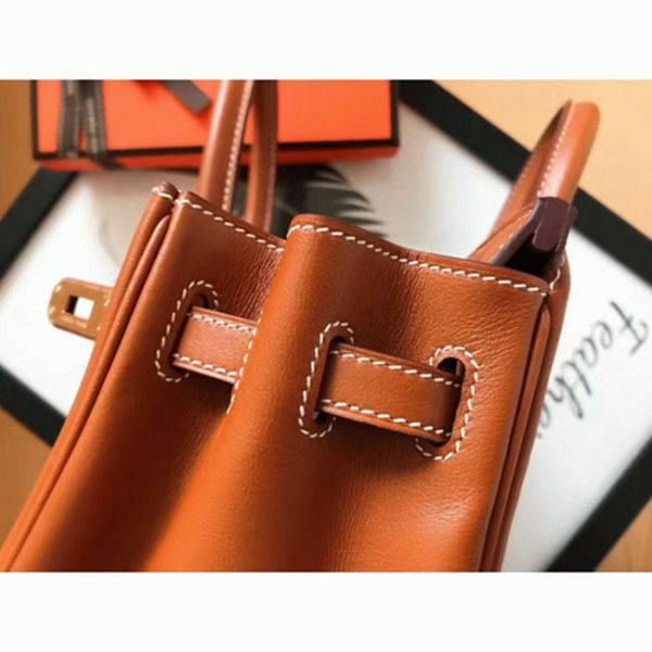 Réplique de luxe AAA Hermes Birkin 25cm sac doré – Image 5