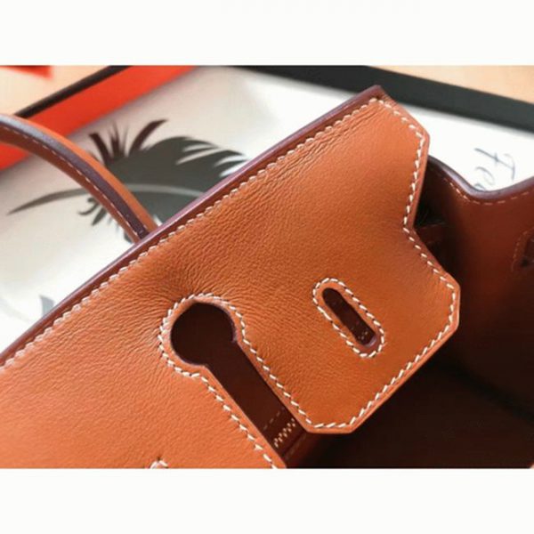 Réplique de luxe AAA Hermes Birkin 25cm sac doré – Image 7