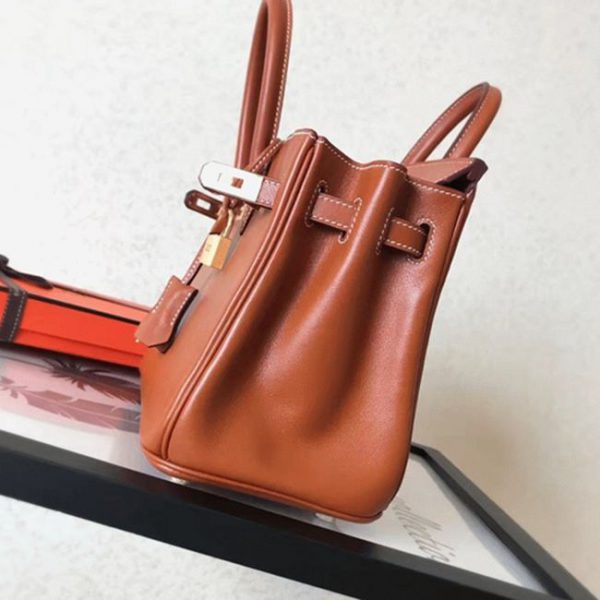 Réplique de luxe AAA Hermes Birkin 25cm sac doré – Image 6