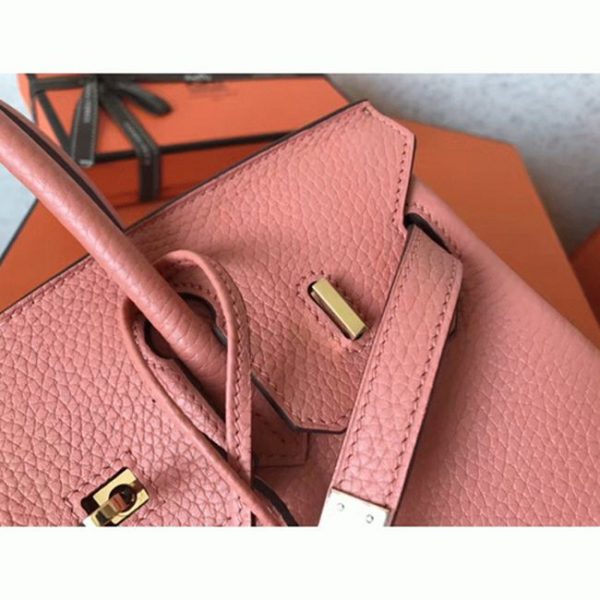 Imitation AAA Hermes Birkin 25cm sac fait main crevette – Image 4