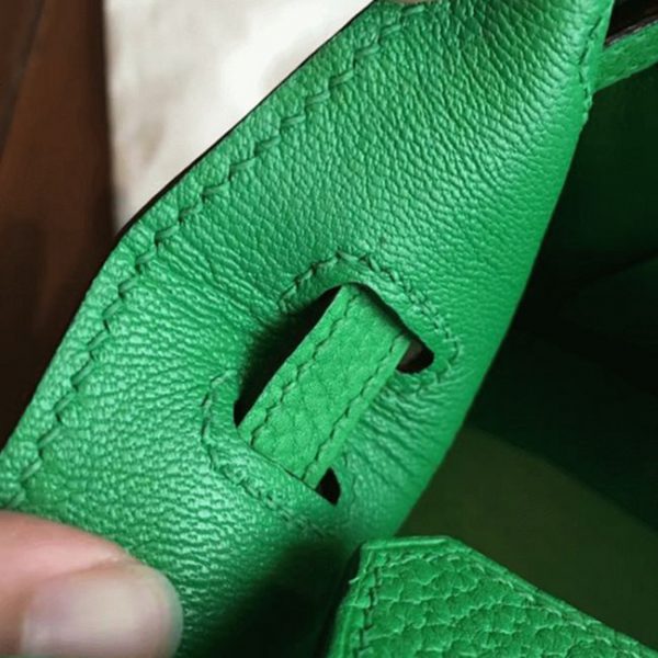 Réplique du sac à main Hermès Birkin en bambou de 25 cm – Image 7