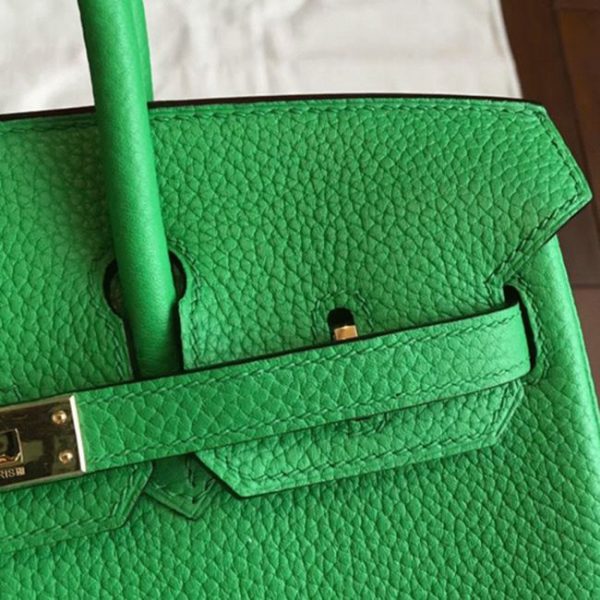 Réplique du sac à main Hermès Birkin en bambou de 25 cm – Image 6