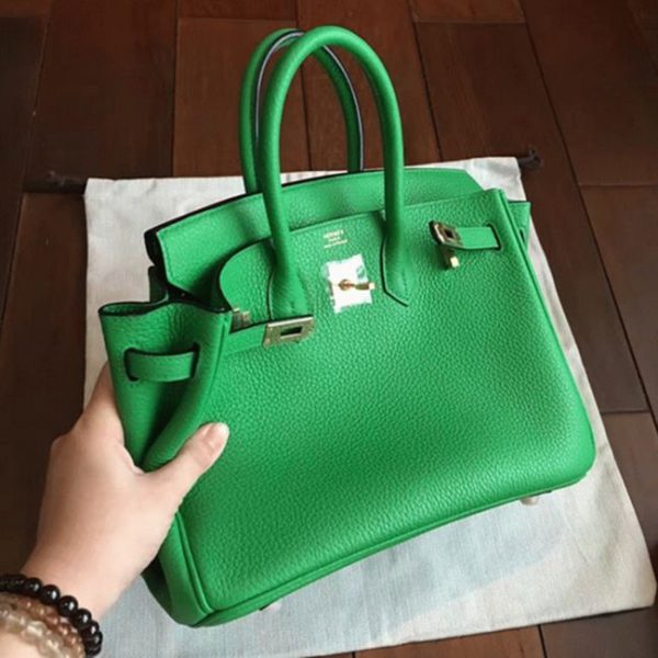 Réplique du sac à main Hermès Birkin en bambou de 25 cm – Image 2